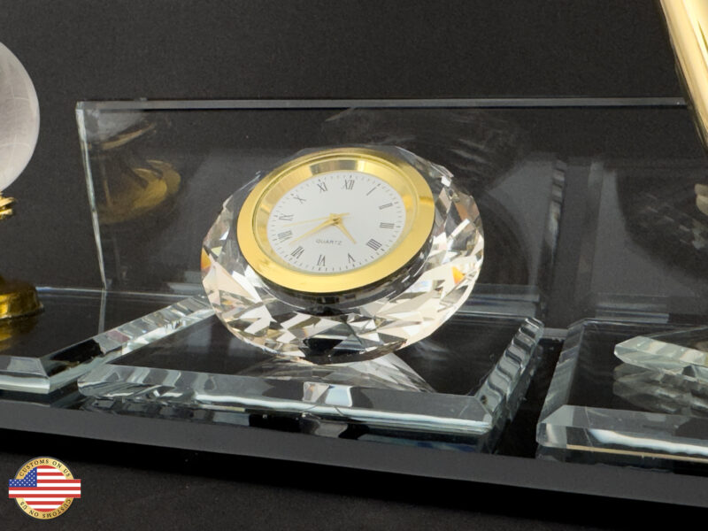 Glass Desk Name Plate