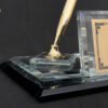 Glass Desk Name Plate