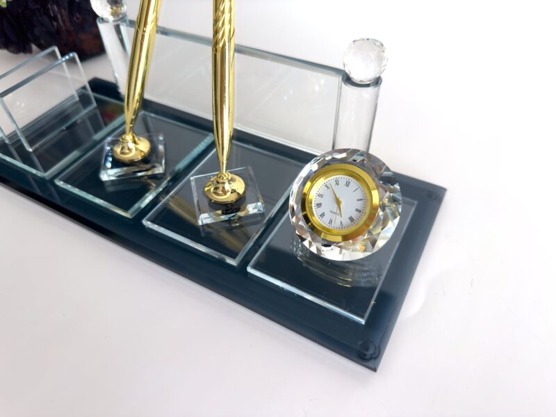 il_fullxfull.6091751420_tvff-1.jpg Desk Name Plate with Pen Set | 1.77 x 5.90 in | Card Holder