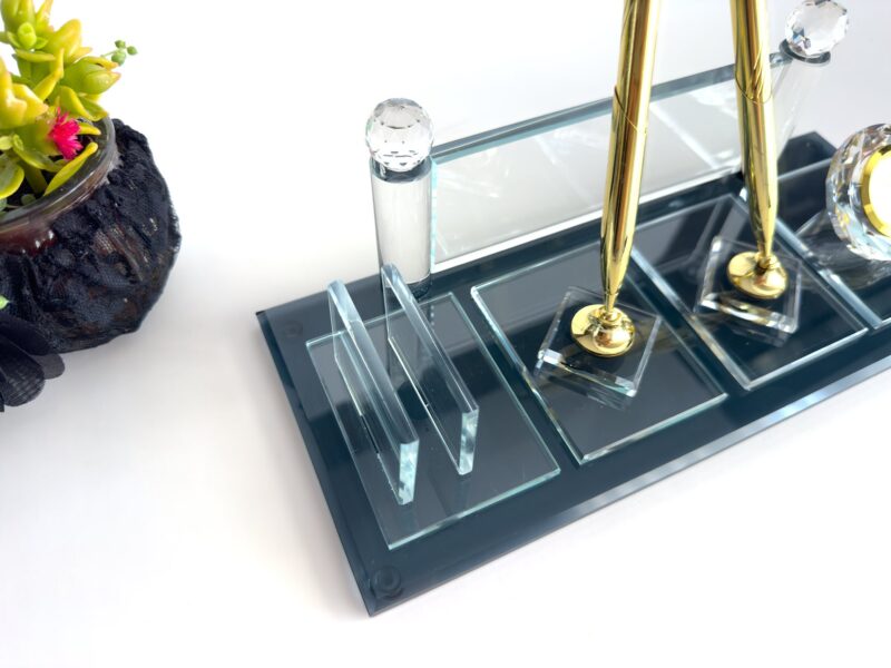 il_fullxfull.6091753698_frxk.jpg Desk Name Plate with Pen Set | 1.77 x 5.90 in | Card Holder