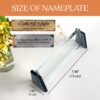 il_fullxfull.6093570850_pq8c.jpg Minimalist Desk Nameplate | 1.77 x 5.90 in | Clear & Black Crystal