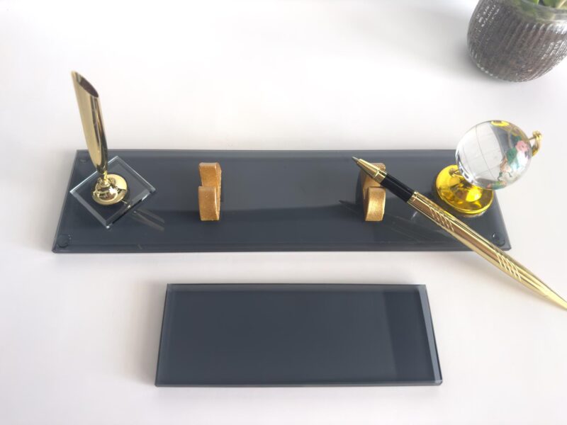 Doctor Name Sign | 1.77 x 5.90 in | Colorful Crystal Globe Set