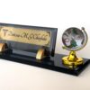 il_fullxfull.6131748606_60ef.jpg Black Crystal Nameplate 1.77 x 5.90 in | Glass Globe Set