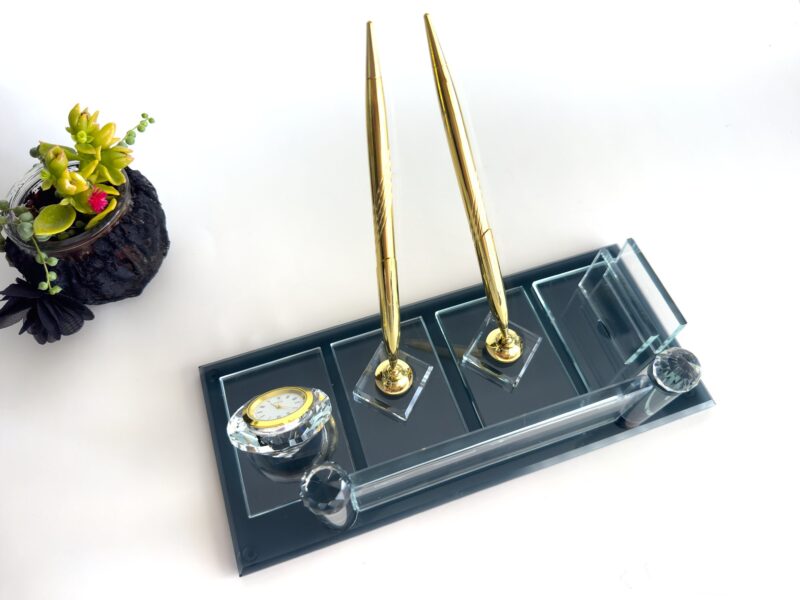 Executive Name Plates with Double Pen Executive Name Plates with Double Pen