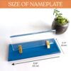 il_fullxfull.6139873691_4cu6.jpg Minimalist Desk Nameplate 1.77 x 5.90 in | Premium Crystal