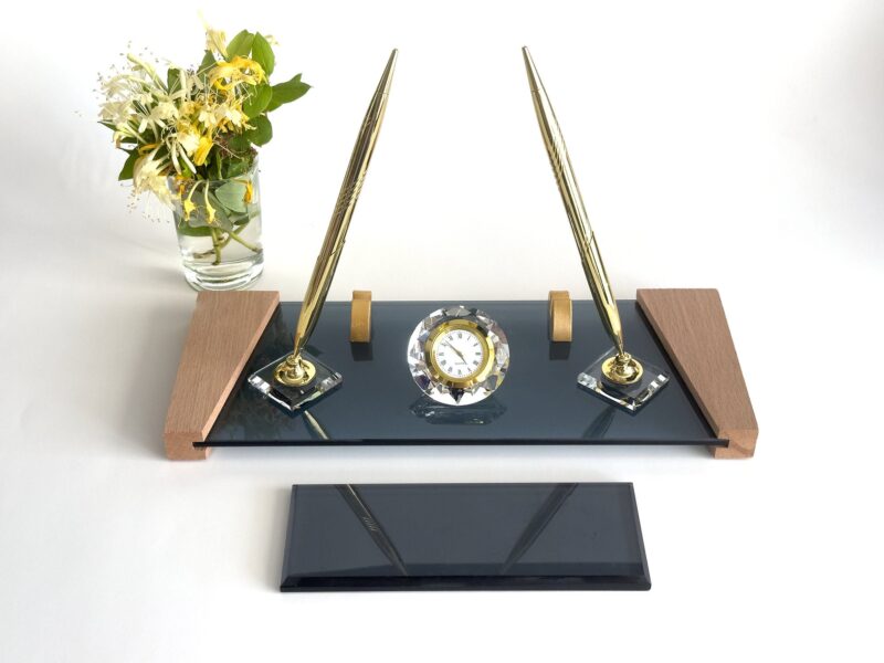 il_fullxfull.6140152257_shgy.jpg Personalized Executive Gift for Office 1.77 x 5.90 in | Wood & Glass