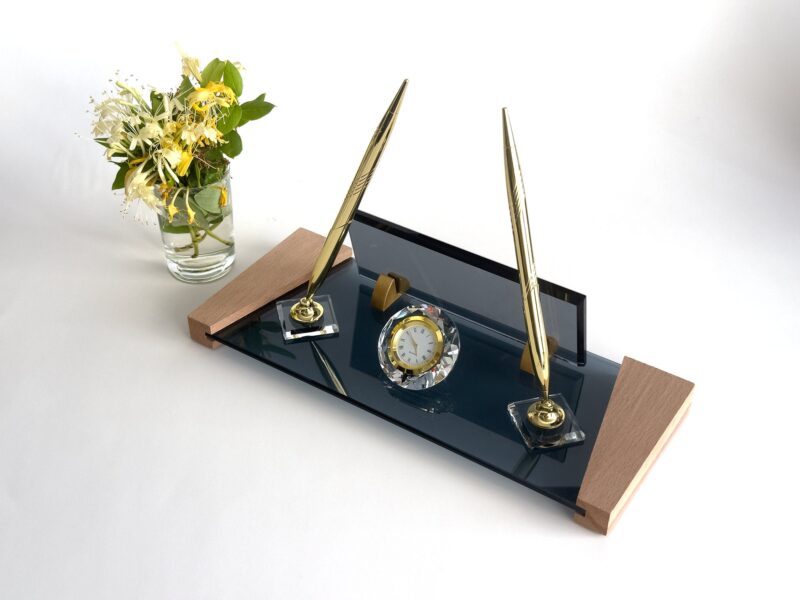 il_fullxfull.6140152701_gbva-1.jpg Personalized Executive Gift for Office 1.77 x 5.90 in | Wood & Glass