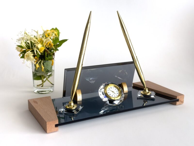 il_fullxfull.6140153027_tv1w.jpg Personalized Executive Gift for Office 1.77 x 5.90 in | Wood & Glass