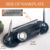 il_fullxfull.6141426211_3x60.jpg Custom Glass Desk Name Plate | 1.77 x 5.90 in | Oval Silver Edition