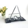 il_fullxfull.6142394541_ges4.jpg Lawyer Desk Accessory 1.77 x 5.90 in | Black Glass Silver Pen