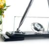 il_fullxfull.6142406775_2w9b.jpg Lawyer Desk Accessory 1.77 x 5.90 in | Black Glass Silver Pen