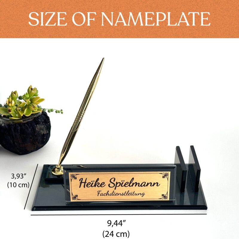 il_fullxfull.6145854271_21ci.jpg Custom Gift Dad 1.77 x 5.90 in | Black Glass Nameplate