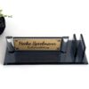 Doctor Office Gift 1.77 x 5.90 in | Custom Black Glass