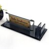 Doctor Office Gift 1.77 x 5.90 in | Custom Black Glass