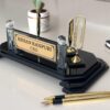 Custom Office Name Plate | Executive Choice for US & EU Desk Decor (1.77 x 5.90 in)