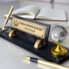 Luxury Lawyer Desk Accessory 1.77 x 5.90 in | Custom Glass
