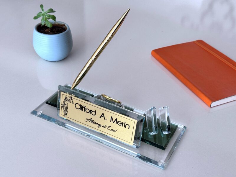 Lawyer Desk Accessory 1.77 x 5.90 in | Themis Justice Set