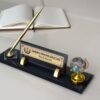Luxury Lawyer Desk Accessory 1.77 x 5.90 in | Custom Glass