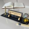 Luxury Lawyer Desk Accessory 1.77 x 5.90 in | Custom Glass